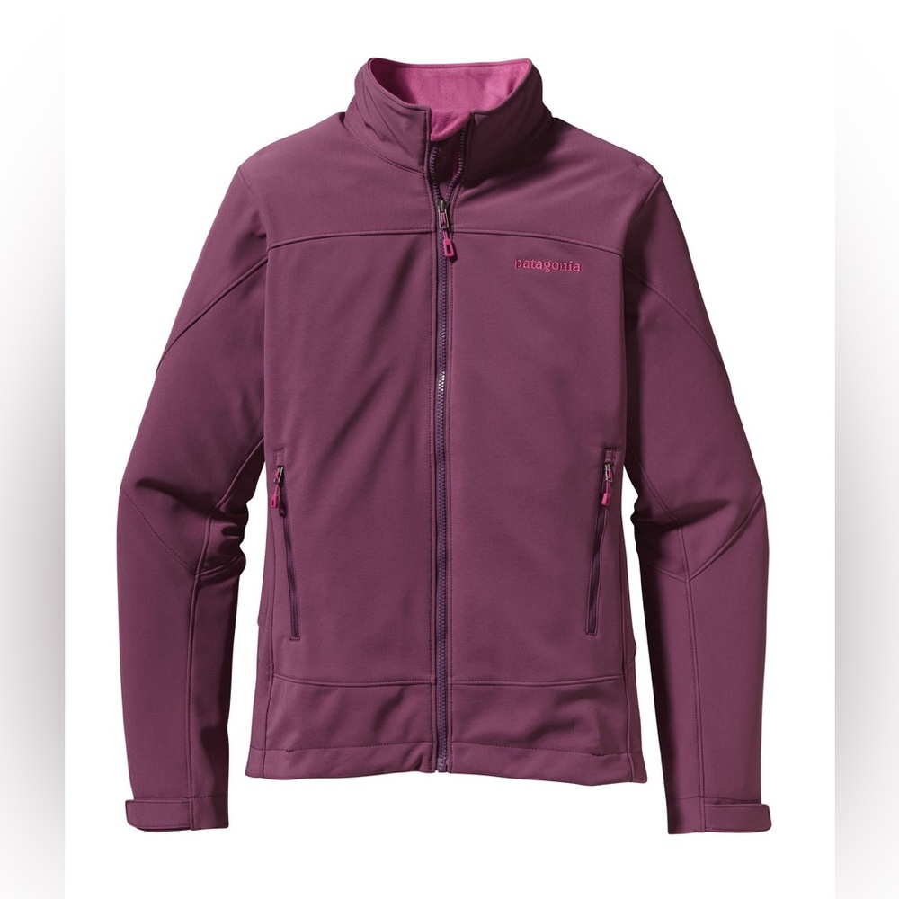 Patagonia Women’s Adze Soft Shell Jacket in Light Balsamic Purple Size Large - Picture 6 of 7